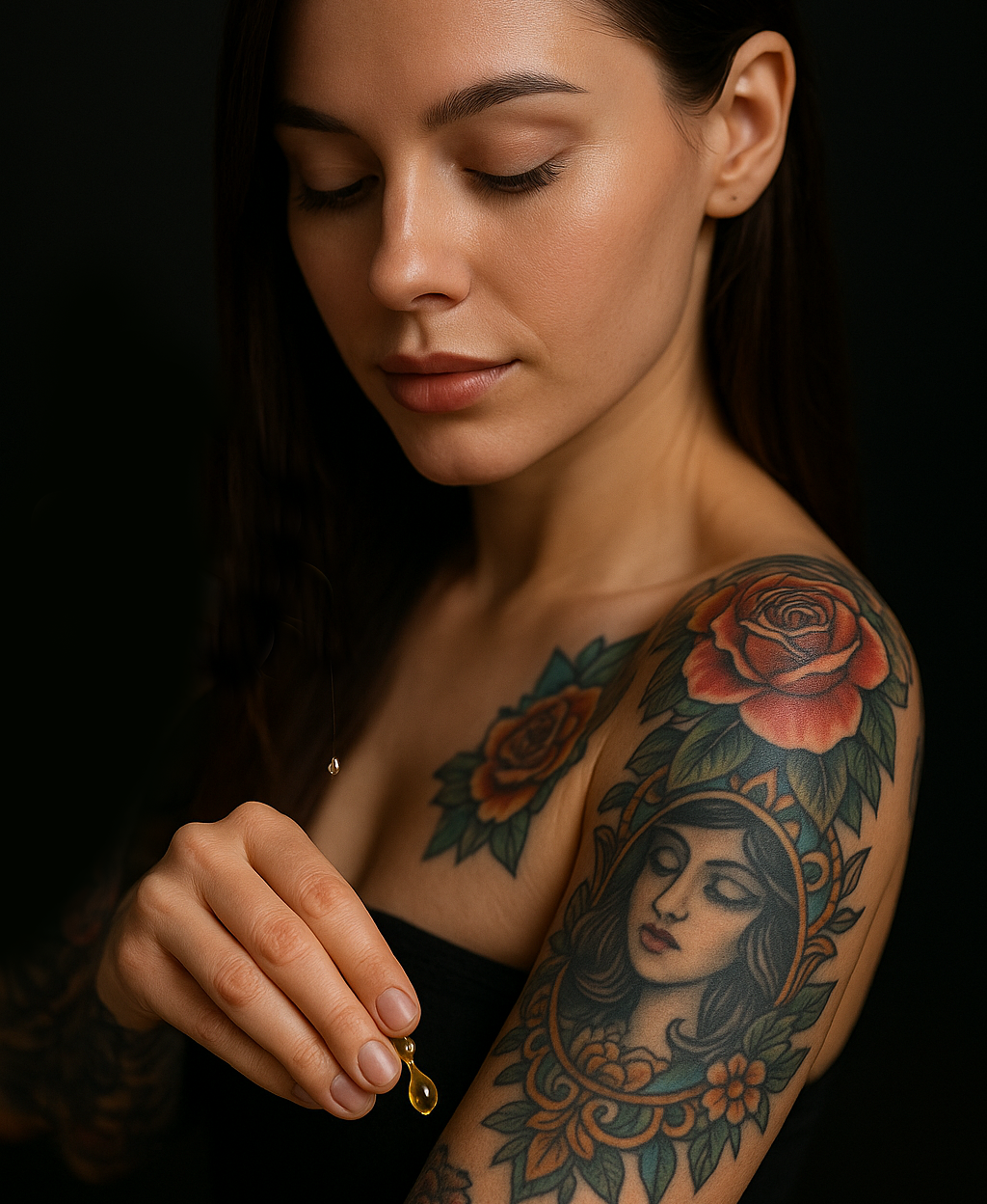 🟢  E Skin Oil Royal Jelly – 90 Softgels | Hydration, Skin Repair & Tattoo Healing
