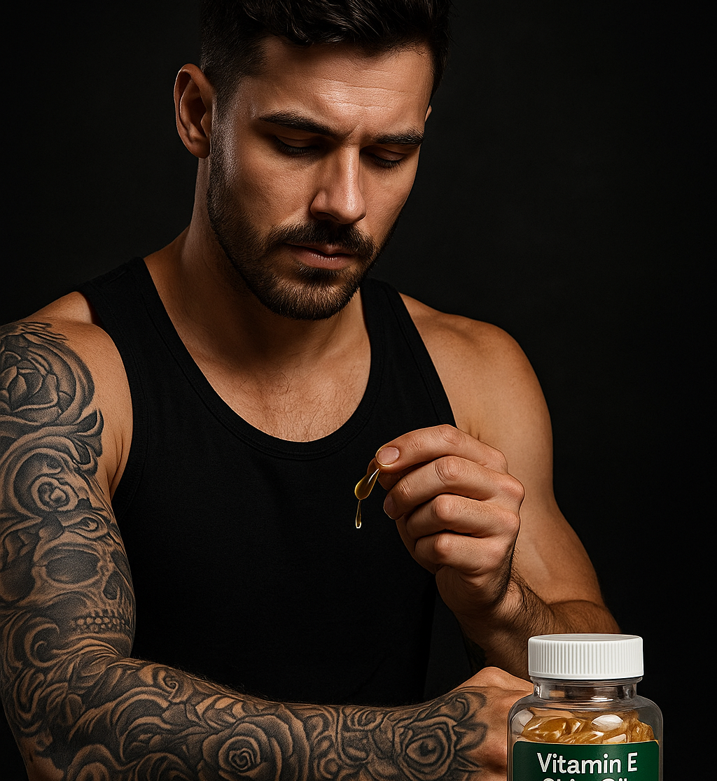 🟢  E Skin Oil Royal Jelly – 90 Softgels | Hydration, Skin Repair & Tattoo Healing