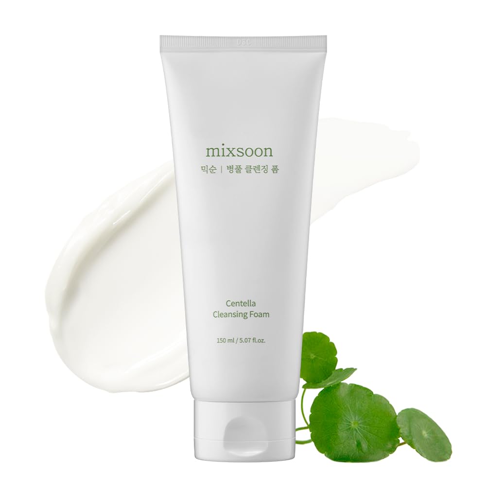 Centella Cleansing Foam 5.07 Fl Oz/ 150Ml,Low Ph Cleansing Foam for Soothing and Moisturization