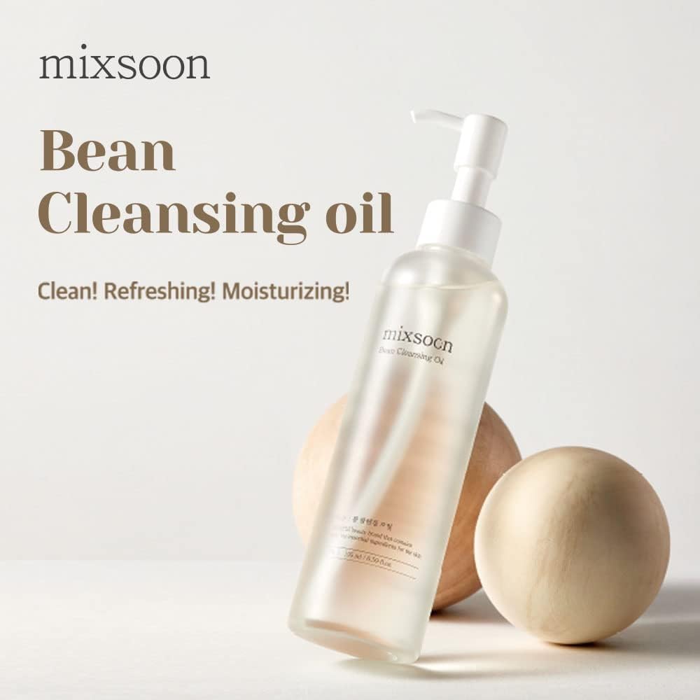 Bean Cleansing Oil 6.59 Fl Oz / 195Ml Lightweight Oil Cleanser Make up Remover for Daily Skin Care Routine Korean Glass Skin Care