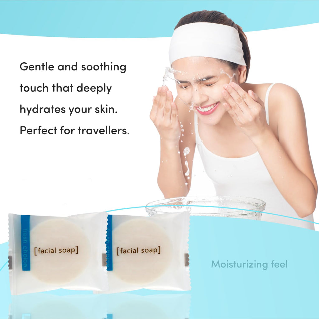 |0.85 Oz|50Pack| Bulk Hotel Soap|Individually Wrapped Travel Bars|Mini Trial Size Toiletries| Motel Guest Bathroom Vacation Rentals Hospitality