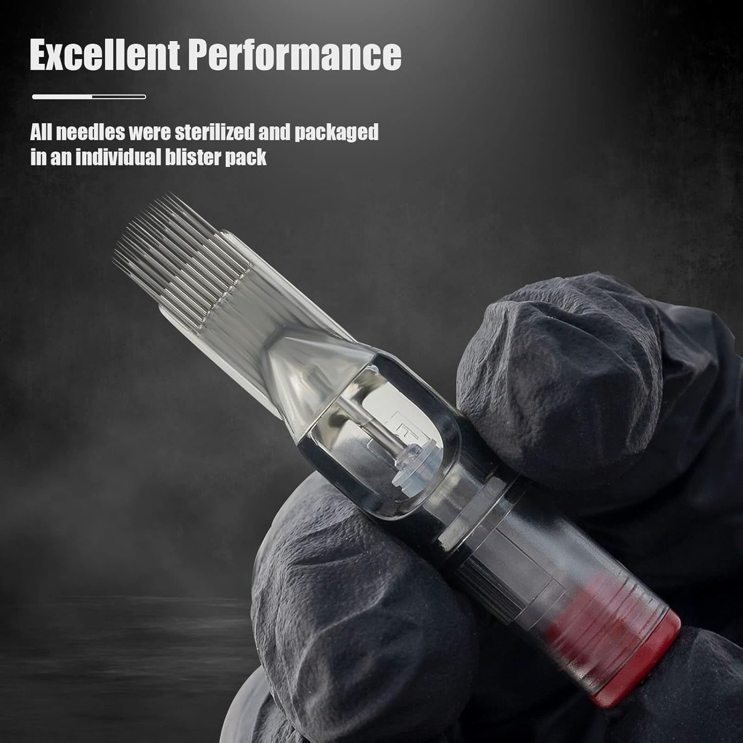 EZ Tattoo Cartridge Needles - 20Pcs #12 (21RM) Standard Round/Curved Magnum Disposable Tattoo Needles Cartridges for Rotary Tattoo Machine Pen Gun - Revolution