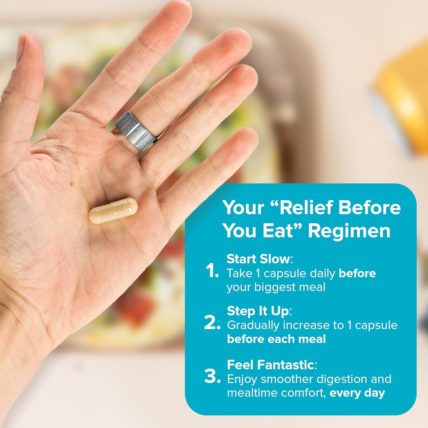 Digestive Enzymes for Gut Health & Bloating Relief - Multi Enzymes Digestion Supplement with Probiotics, Bromelain & Papaya for Digestive Health Support - Men & Women - 45 Count