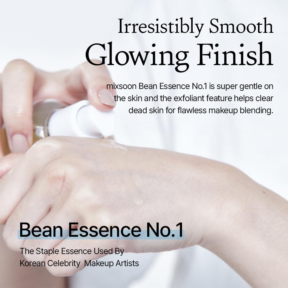 Bean Essence Exfoliating Hydrating Korean Skin Care Glass Skin Hyaluronic Acid Serum 1.69 Fl Oz (Pack of 1)