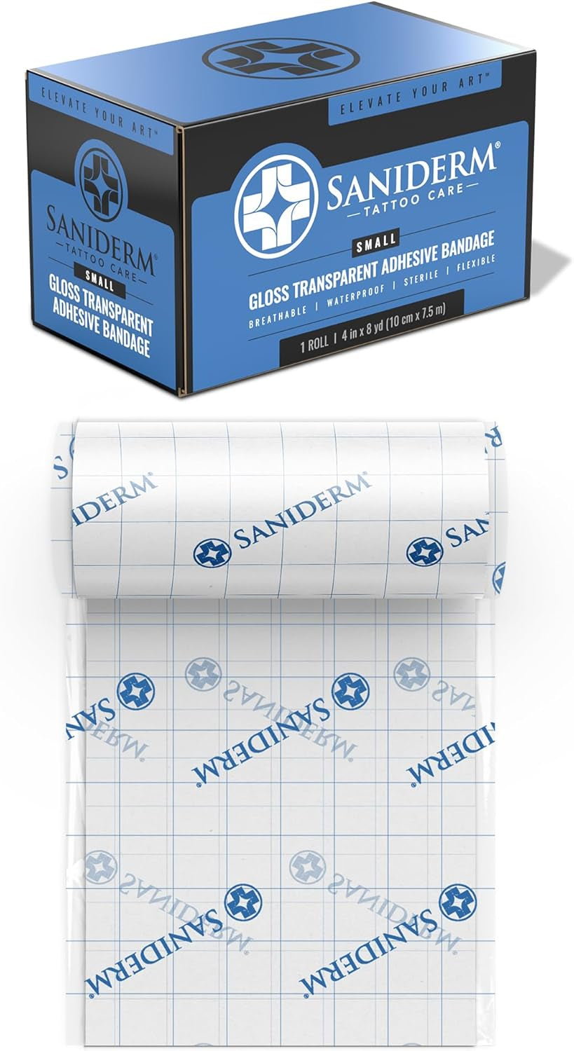 Original Tattoo Aftercare Bandage (Small Roll, 4 in X 8 Yd)