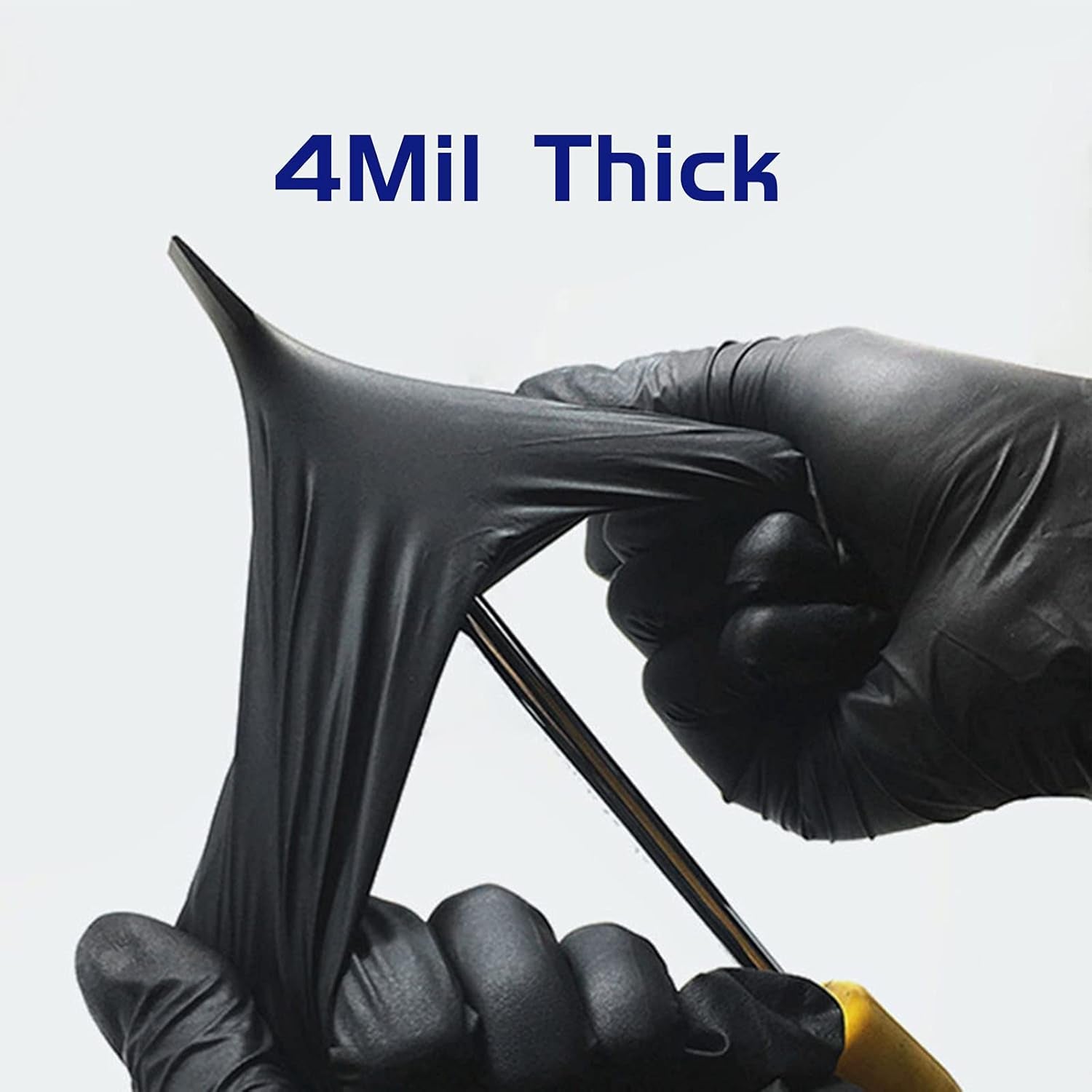 Nitrile Disposable Gloves Powder & Latex Free 4Mil Touch Screen Disposable Non-Sterile Nitrile Exam Gloves