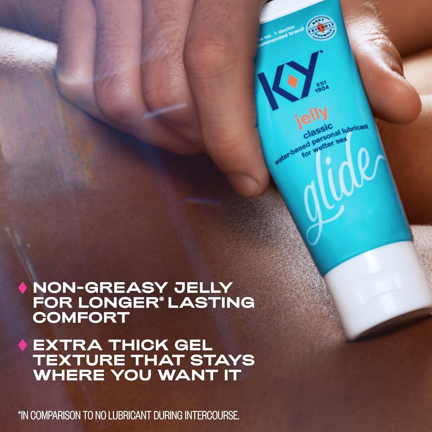 Jelly Water Based Lube for Sex, Anal Lube, Non-Greasy Water Based Personal Lubricant, Ph Friendly Sex Lube Can Be Used with Sex Toys for Women & Male Sex Toys, Condom Friendly Personal