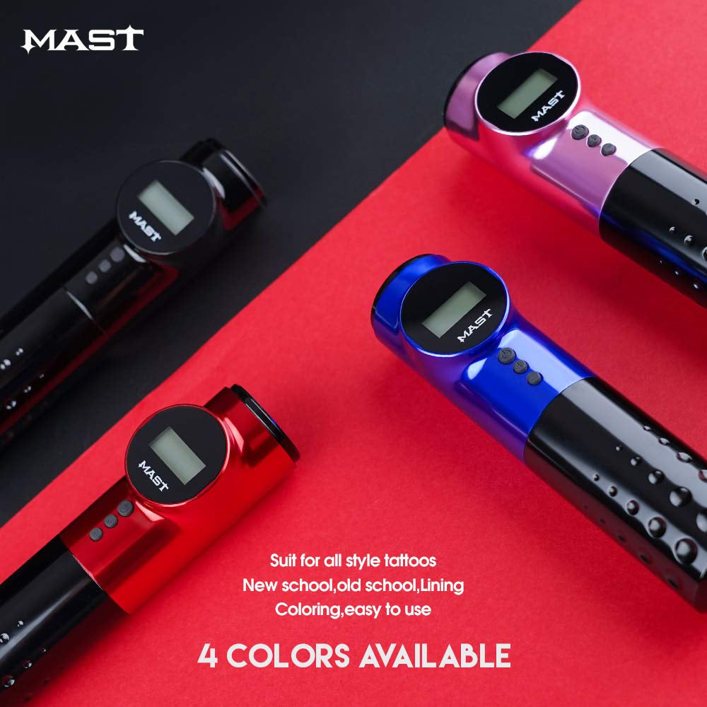 MAST Archer Wireless Tattoo Machine Rotary Pen Style Supply Coreless Motor 2,000Mah Battery Power 010-1