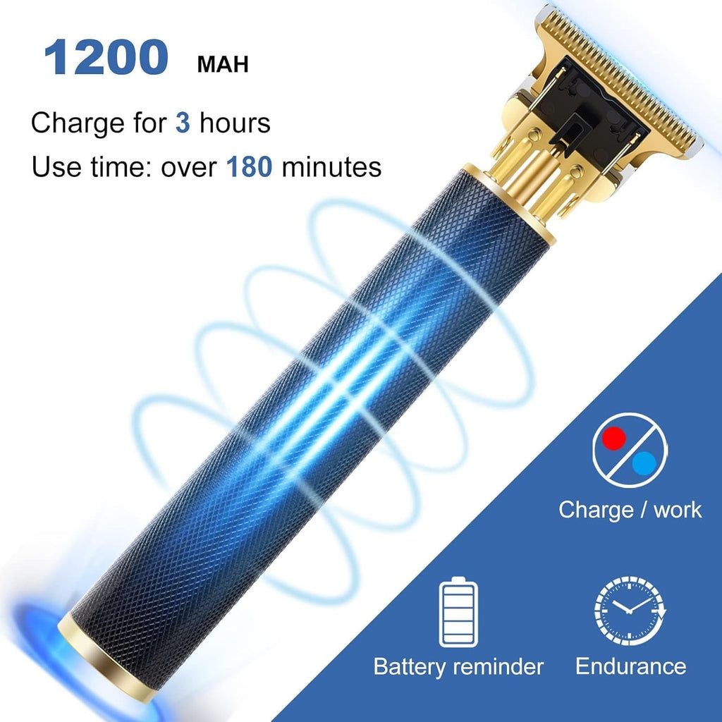 Professional Hair Trimmer for Men, Beard Trimmer Hair Clippers for Men, Cordless Rechargeable Hair Trimmer Metal Body Cutting Grooming Kit,Beard Shaver Barbershop