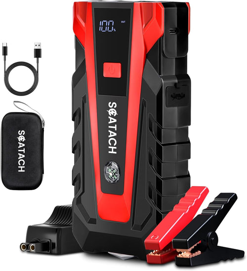 011 5000A Car Battery Jump Starter,12V Jump Starter Battery Pack (Up to 14.0L Gasoline and 12.0L Diesel Engine), Portable Jump Box with 3 Modes Flashlight and Jumper Cable