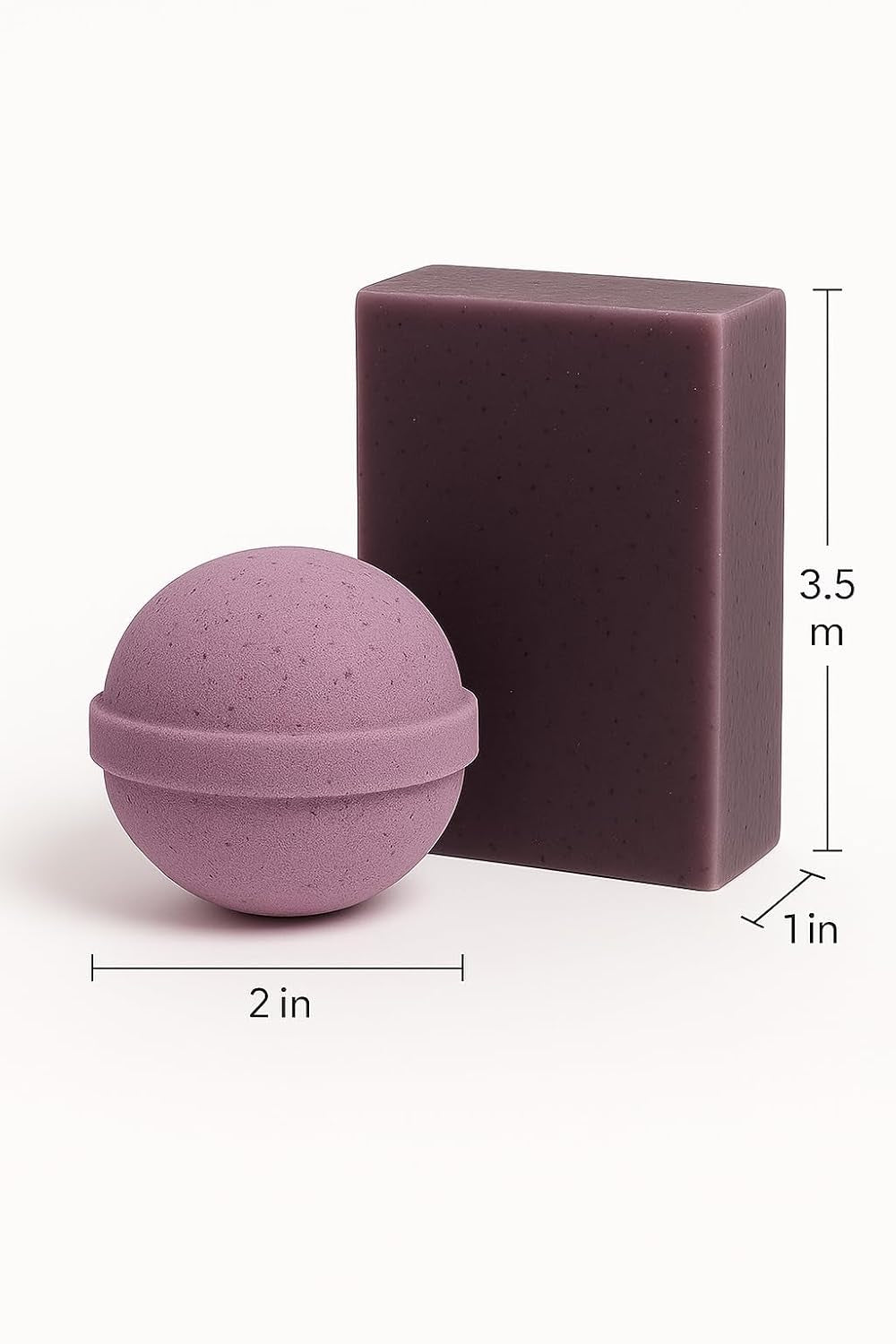 Lavender Bath Set – 3 Handmade Soap (4Oz) and 3 Bath Bomb (3Oz) & 1 Exfoliating Bag – Natural Self-Care Kit – Relaxing Spa Routine, Moisturizing, Aromatherapy, Body Cleanse for All Genders