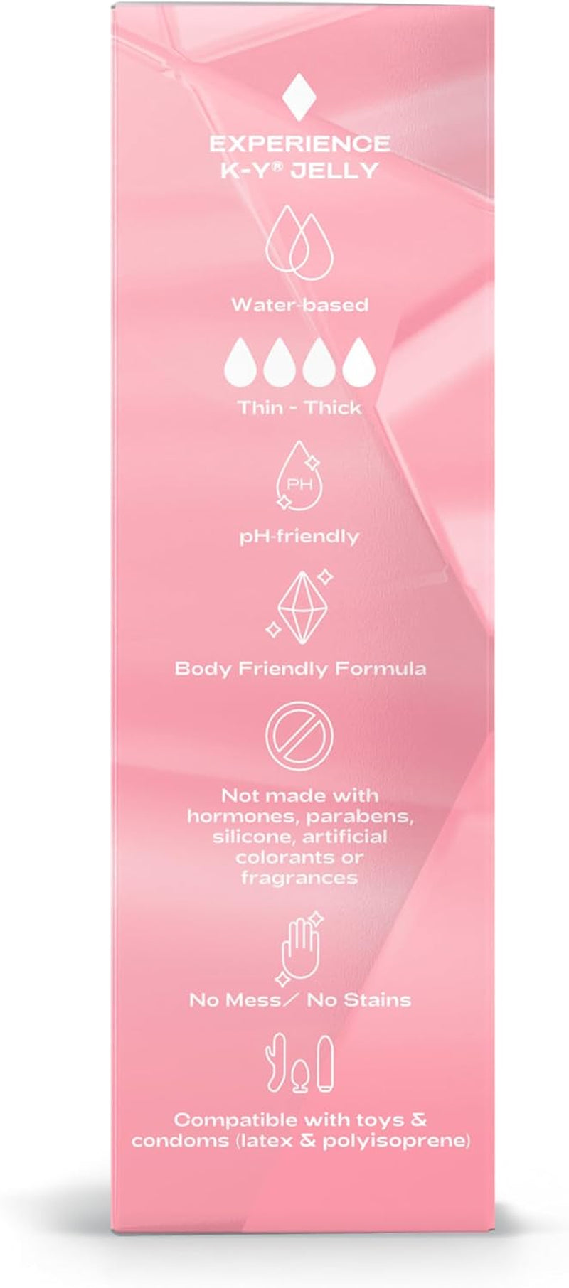 Jelly Water Based Lube for Sex, Anal Lube, Non-Greasy Water Based Personal Lubricant, Ph Friendly Sex Lube Can Be Used with Sex Toys for Women & Male Sex Toys, Condom Friendly Personal Lube, 2 Oz