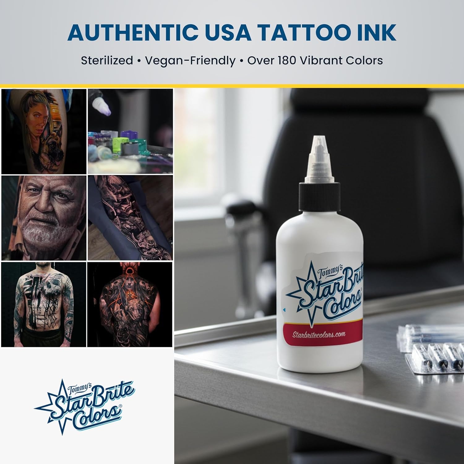 Tattoo Ink 1Oz Sterilized Authentic Original USA (Mixing White)