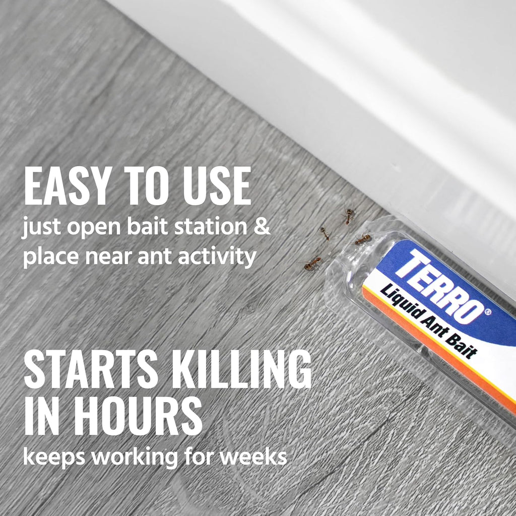 🟢  Ant Killer Bait Stations T300B - Liquid Bait to Eliminate Ants - Bait System - 12 Count Stations for Effective Indoor Ant Control