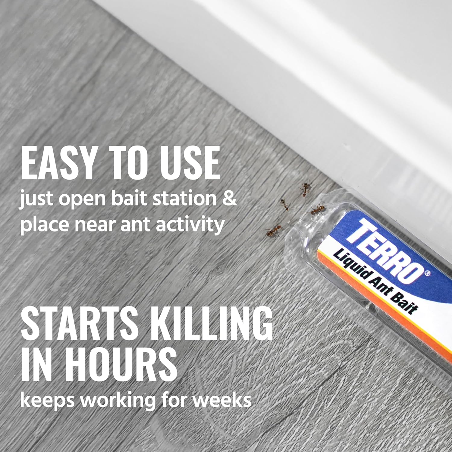 🟢  Ant Killer Bait Stations T300B - Liquid Bait to Eliminate Ants - Bait System - 12 Count Stations for Effective Indoor Ant Control