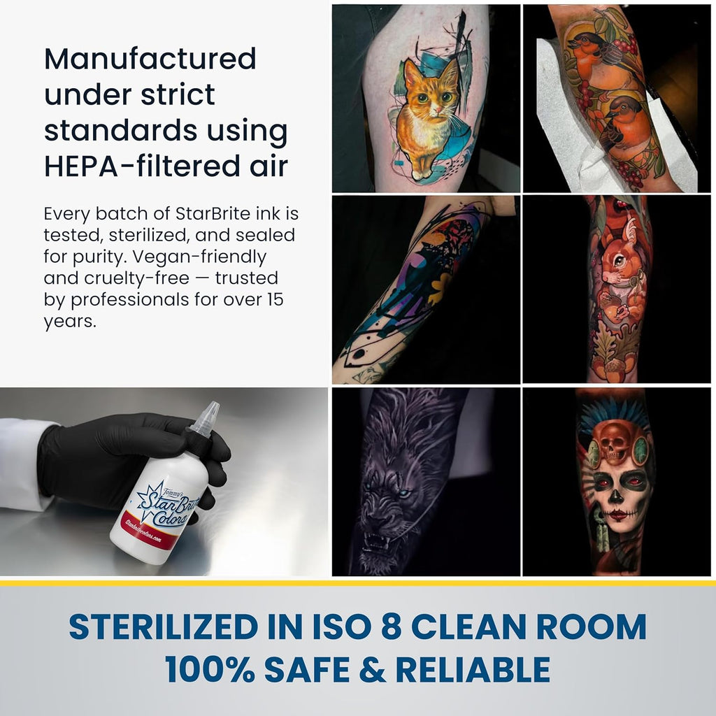 Tattoo Ink 1Oz Sterilized Authentic Original USA (Mixing White)