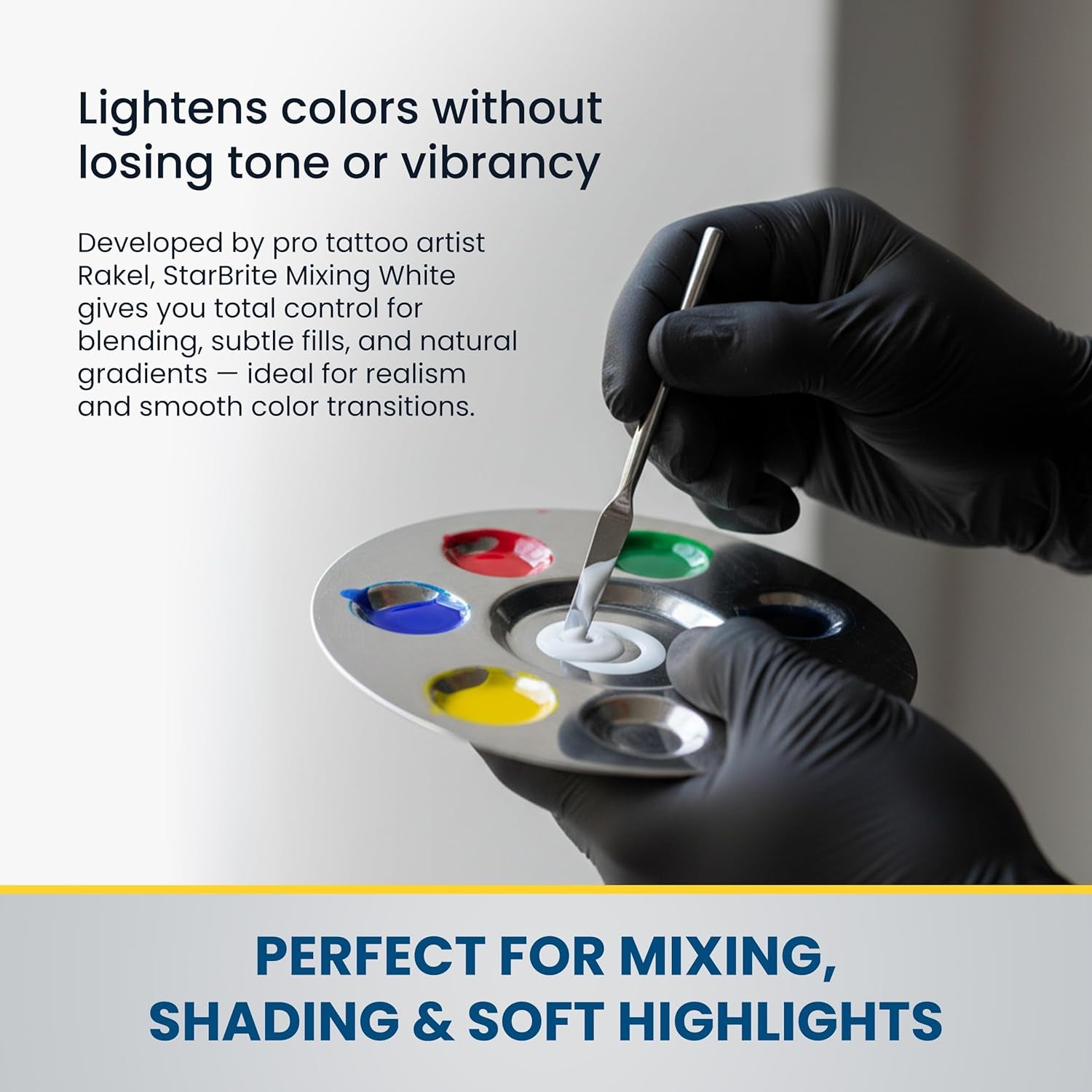 Tattoo Ink 1Oz Sterilized Authentic Original USA (Mixing White)