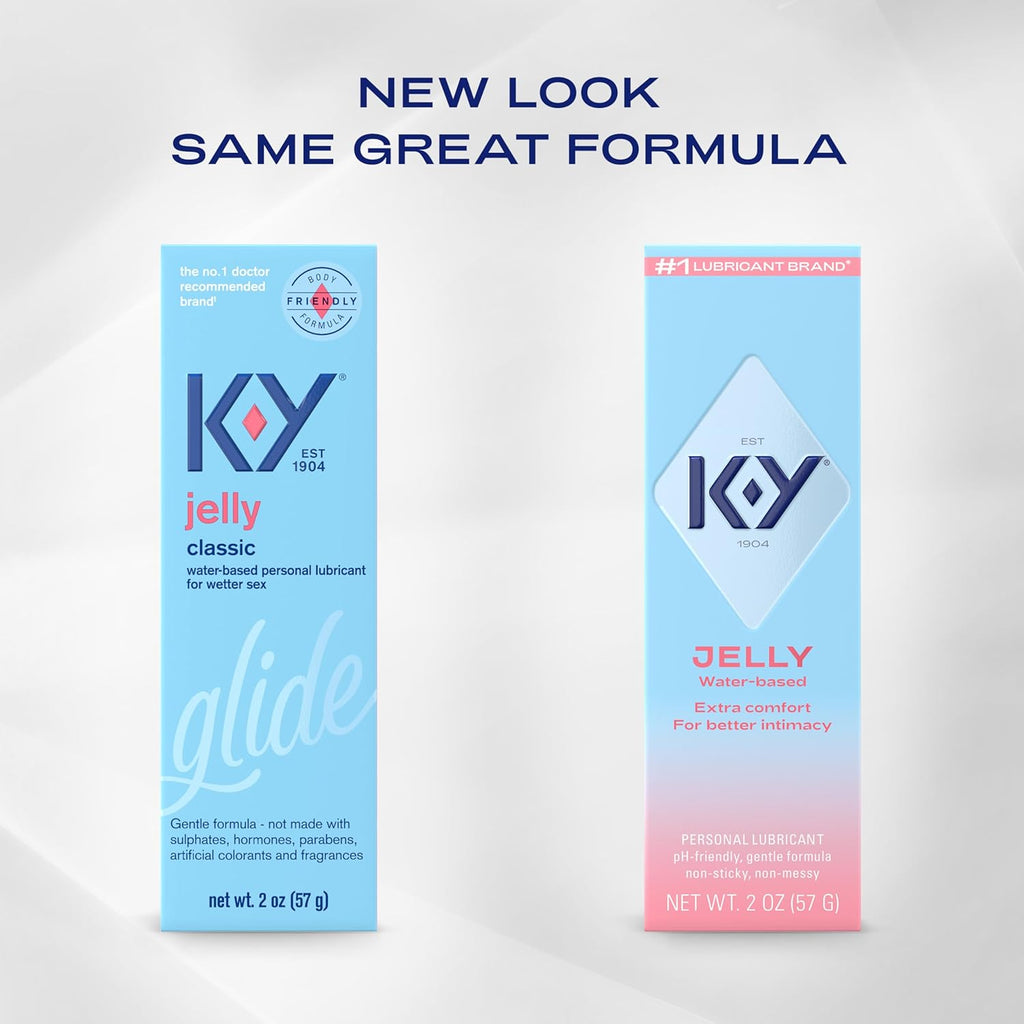 Jelly Water Based Lube for Sex, Anal Lube, Non-Greasy Water Based Personal Lubricant, Ph Friendly Sex Lube Can Be Used with Sex Toys for Women & Male Sex Toys, Condom Friendly Personal Lube, 2 Oz