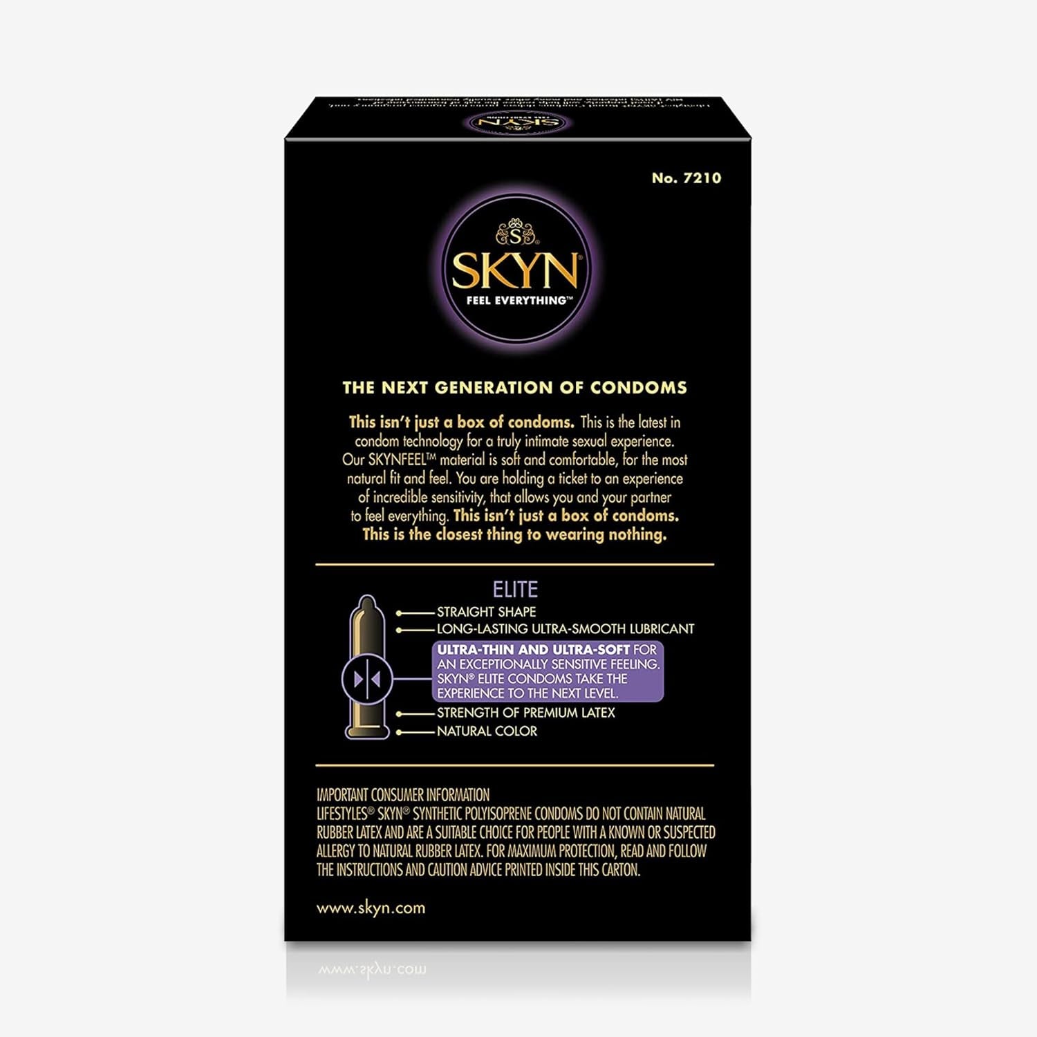 Elite, 10 Count, Ultra-Thin, Lubricated Latex-Free Condoms​ (Pack of 2)
