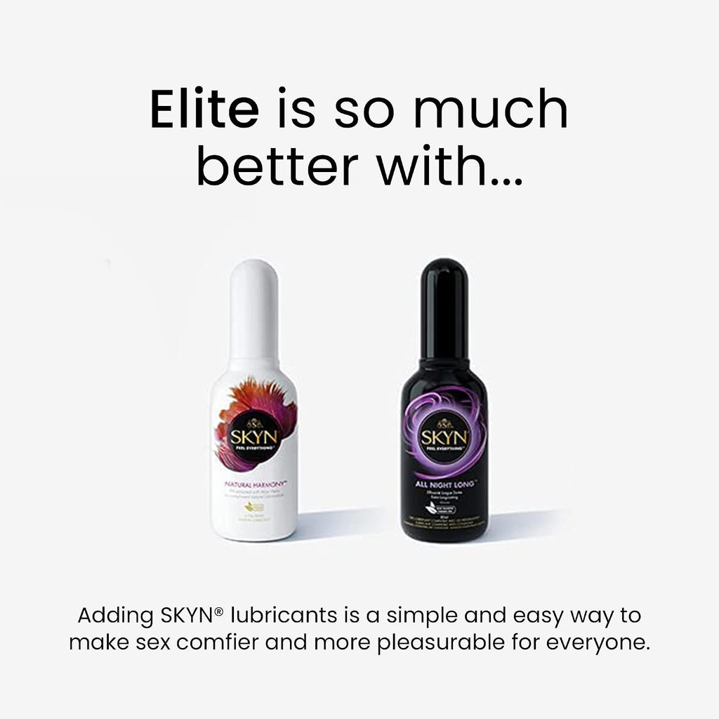 Elite, 10 Count, Ultra-Thin, Lubricated Latex-Free Condoms​ (Pack of 2)