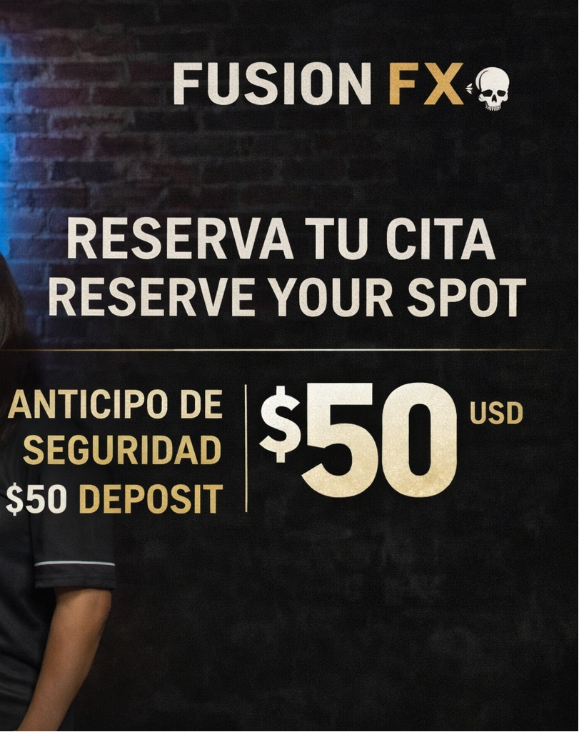 $50 Tattoo Deposit | Depósito de $50 USD para Tatuaje